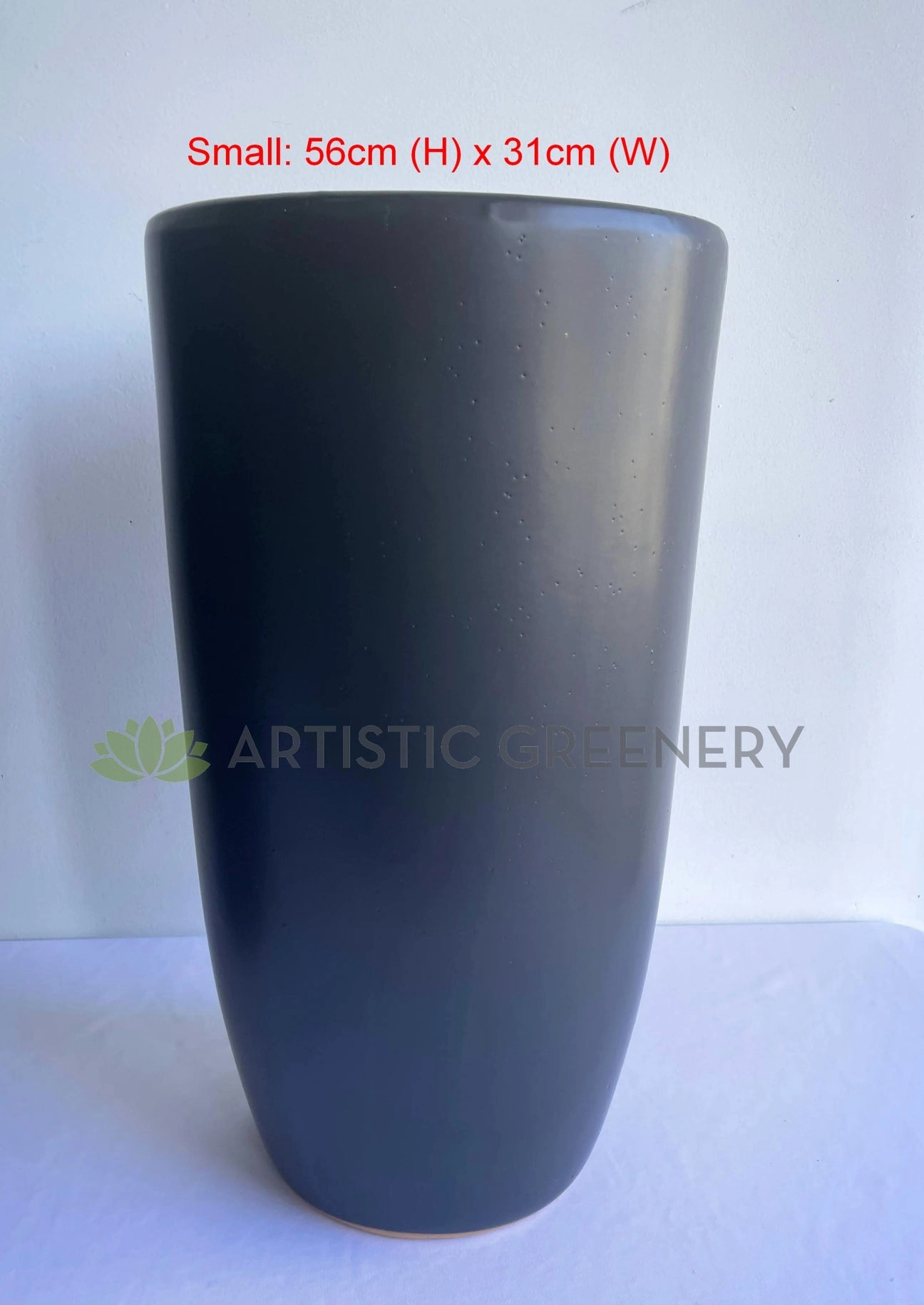 Ceramic Bullet Planter - Matte Black (Code: CER0018)