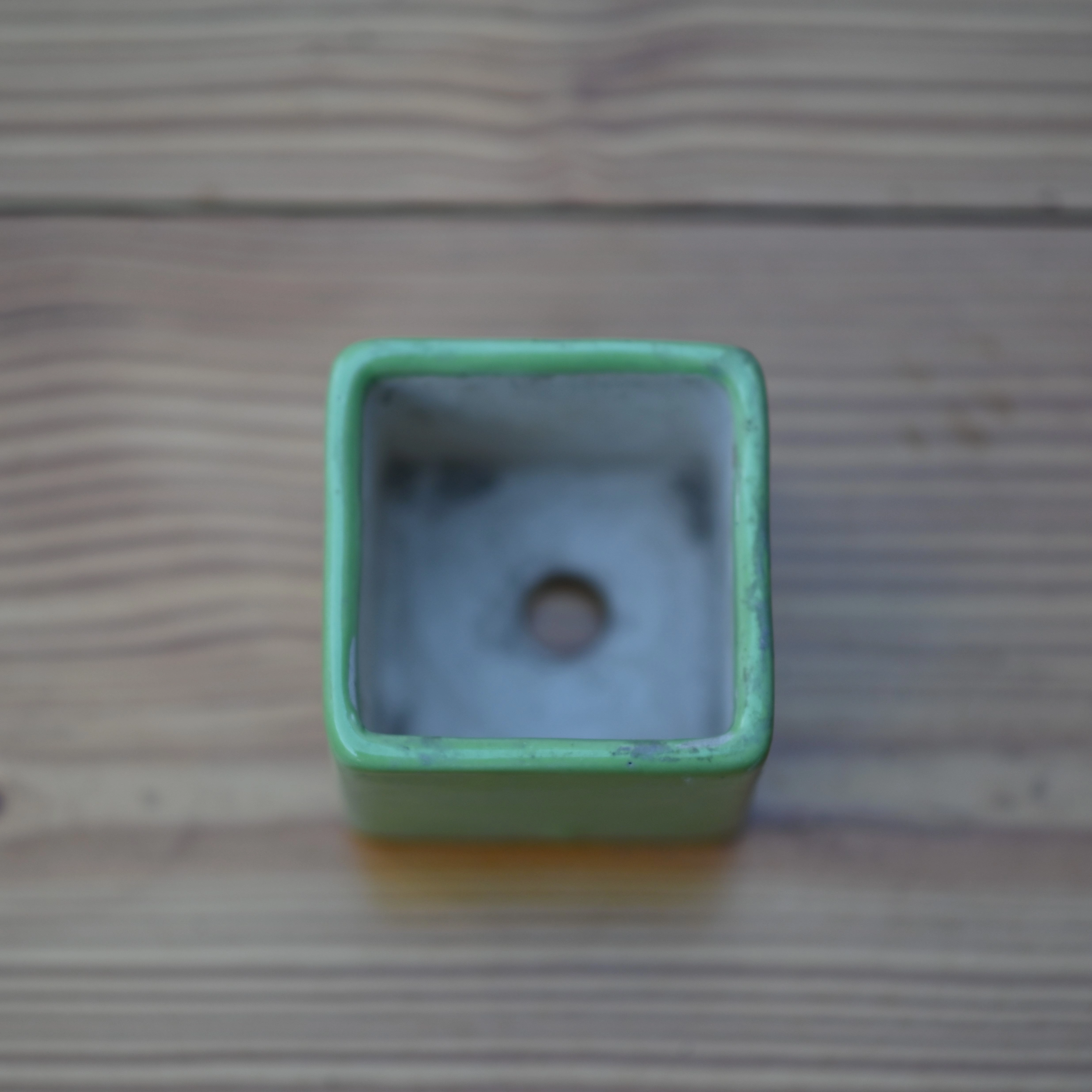 Ceramic Cube Pot 3" For Plants