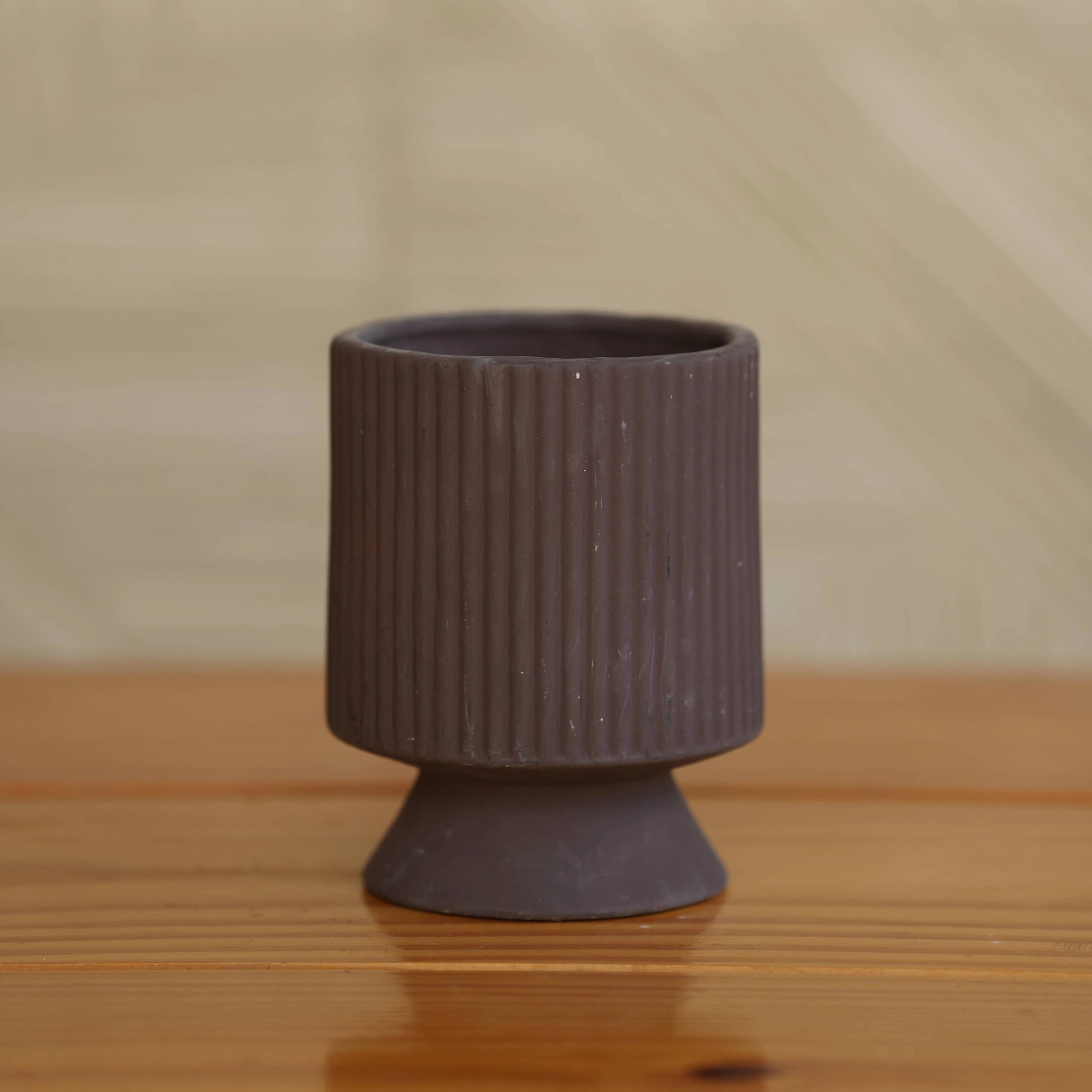Ceramic Long Okhli Planter For Plants