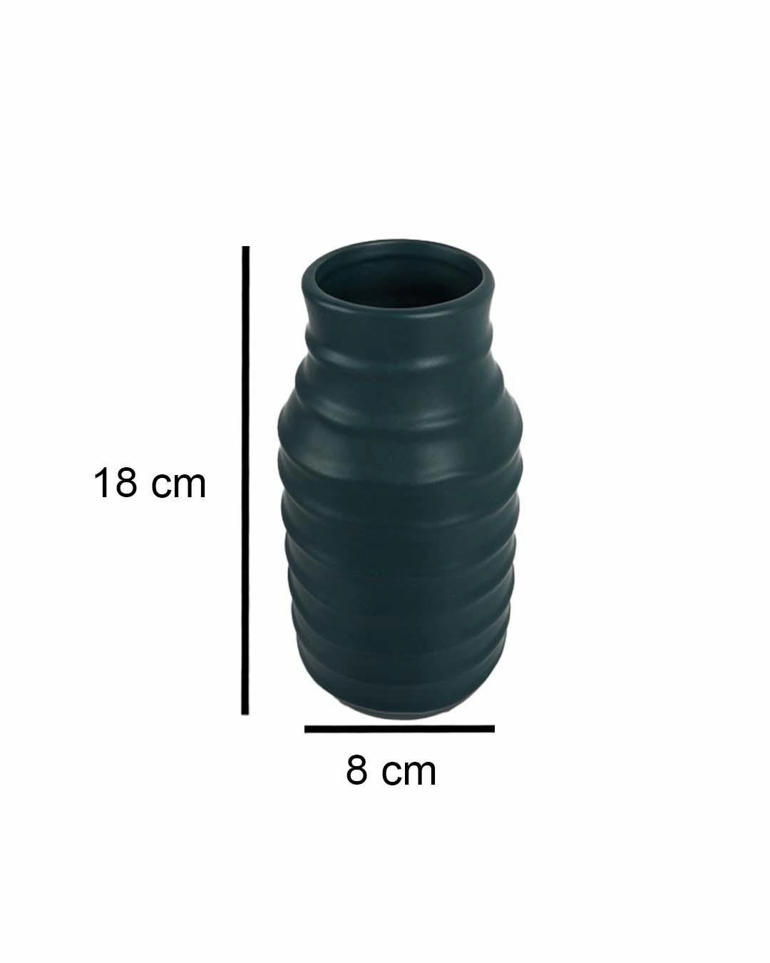 Ceramic, Vase, Engraved, Glossy : Finish, Multicolor