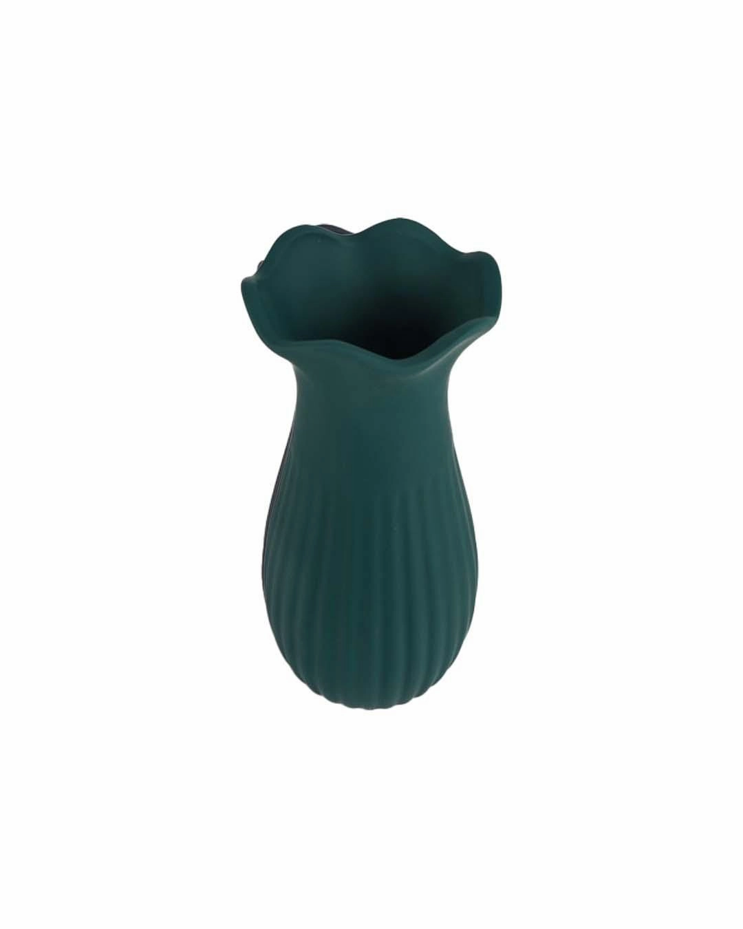 Ceramic, Vase, Floral Mouth, Matt : Finish, Multicolor