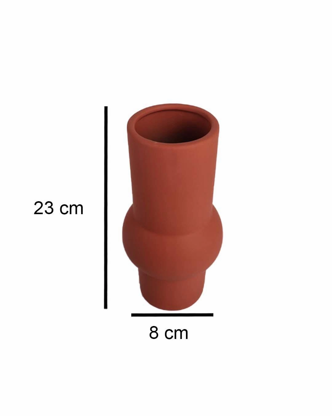 Ceramic, Vase, Solid, Matt : Finish, Multicolor