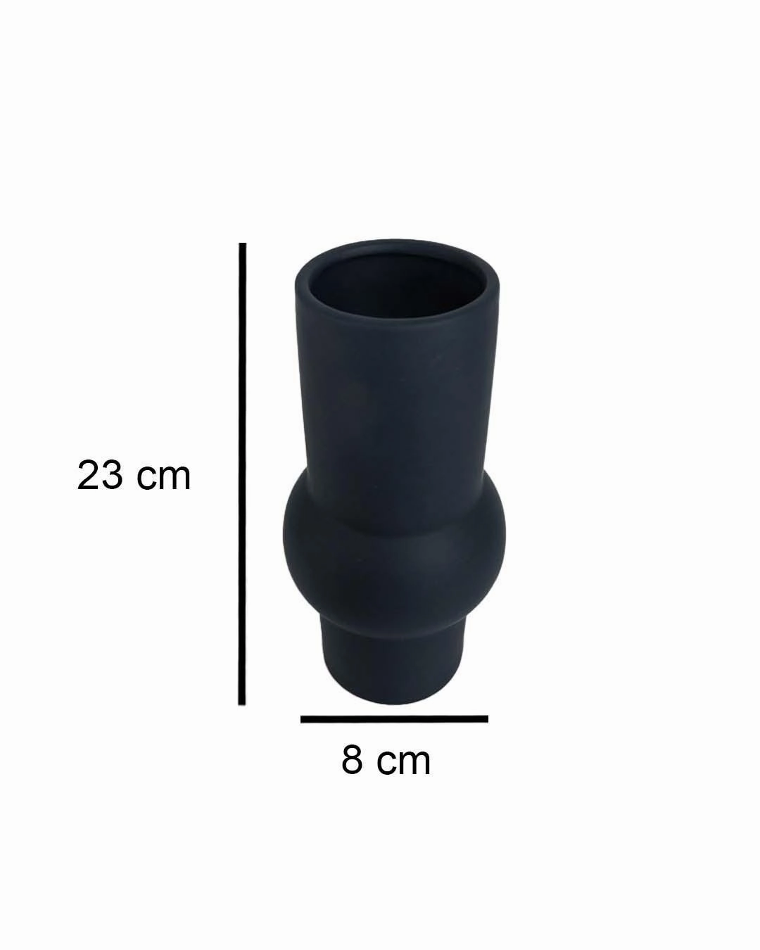 Ceramic, Vase, Solid, Matt : Finish, Multicolor