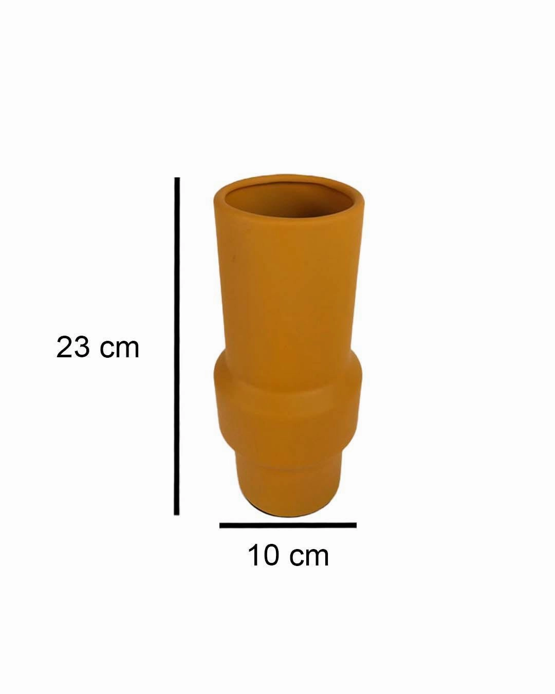 Ceramic, Vase, Solid, Matt : Finish, Multicolor