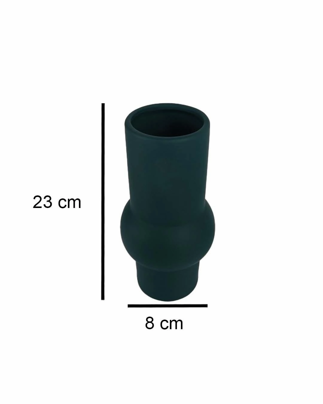 Ceramic, Vase, Solid, Matt : Finish, Multicolor