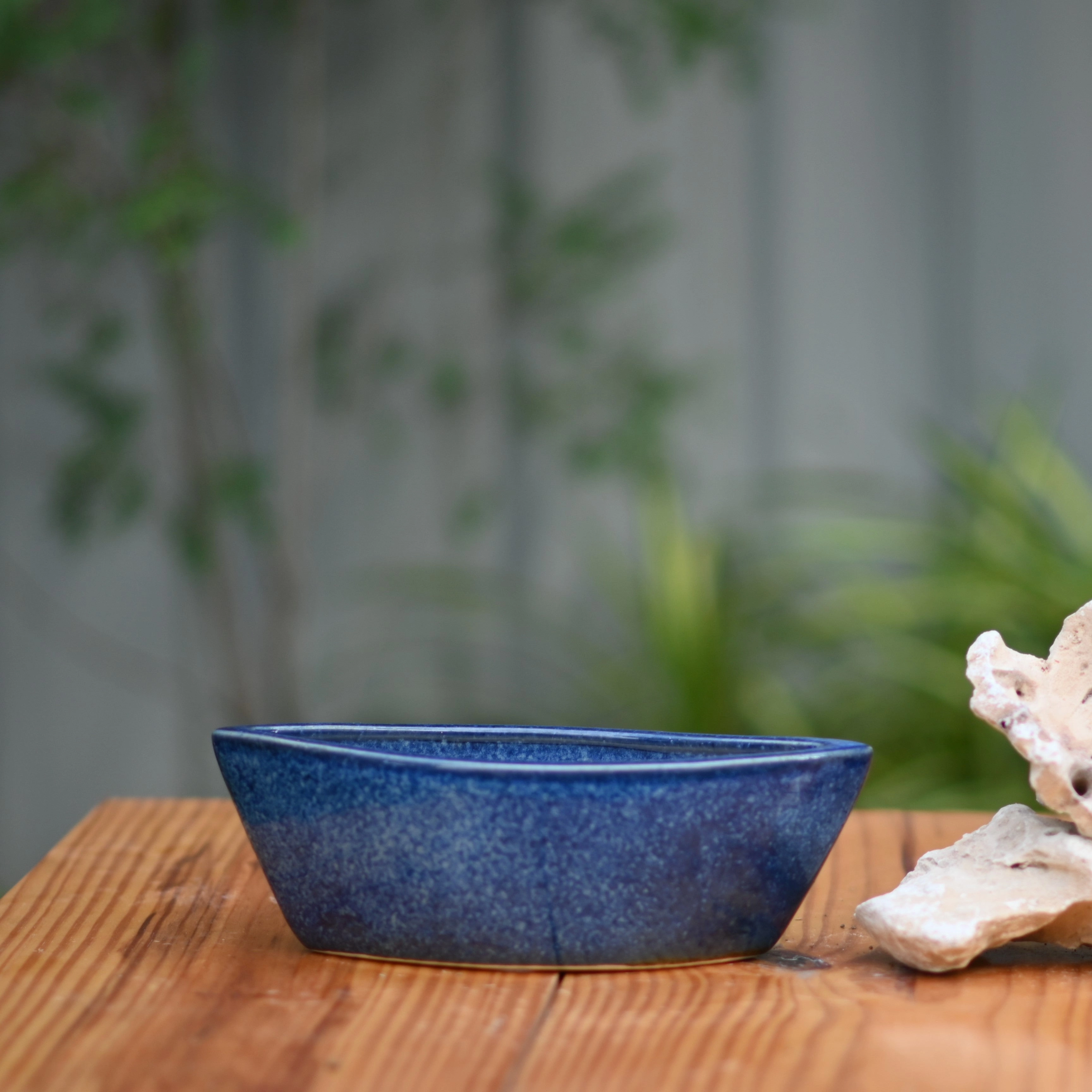 Ceramic Yatch Bonsai Pot For Plants