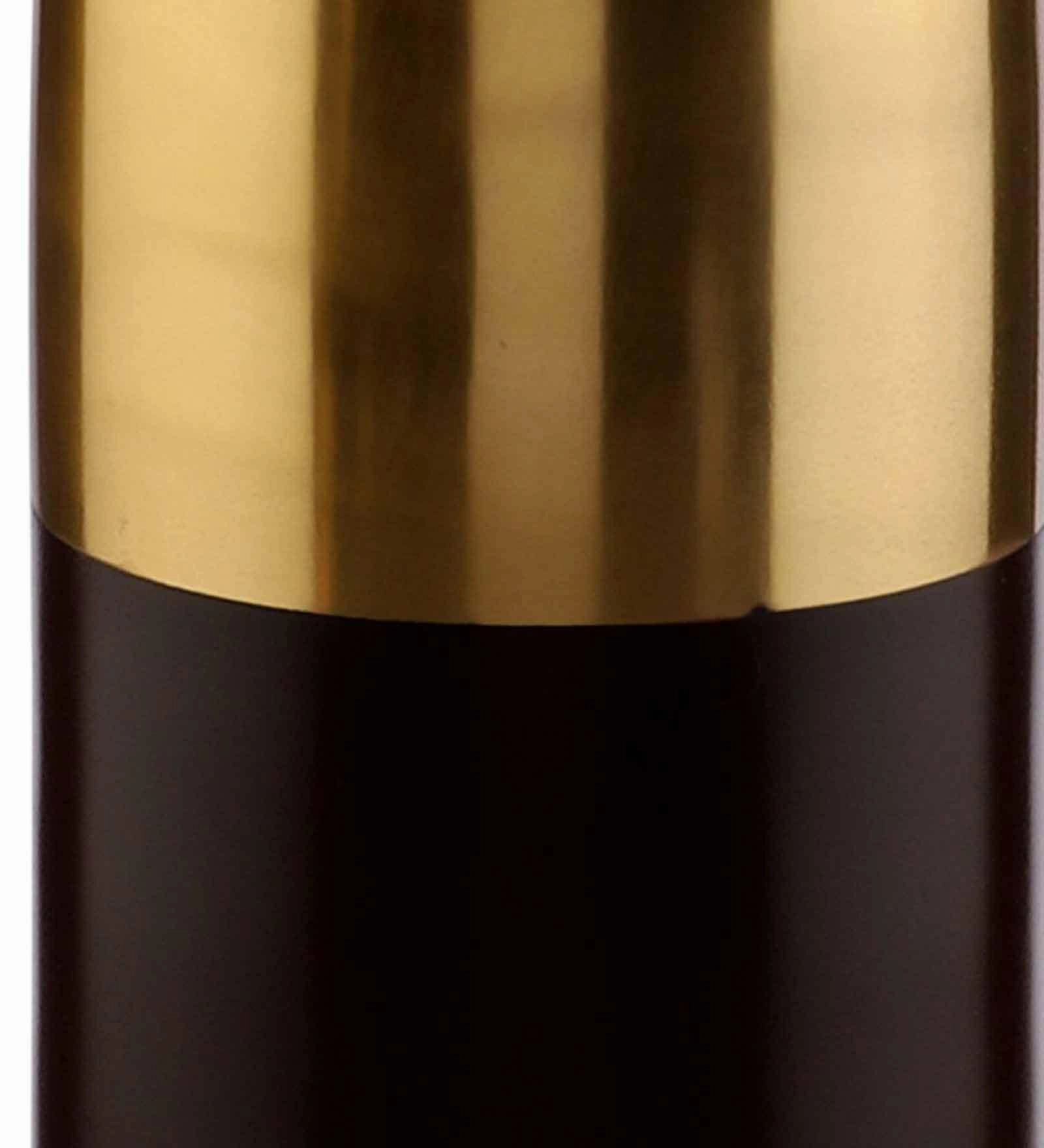Champagne Bottle Scarlet Red & Gold (Large) Aluminium Table Vase,