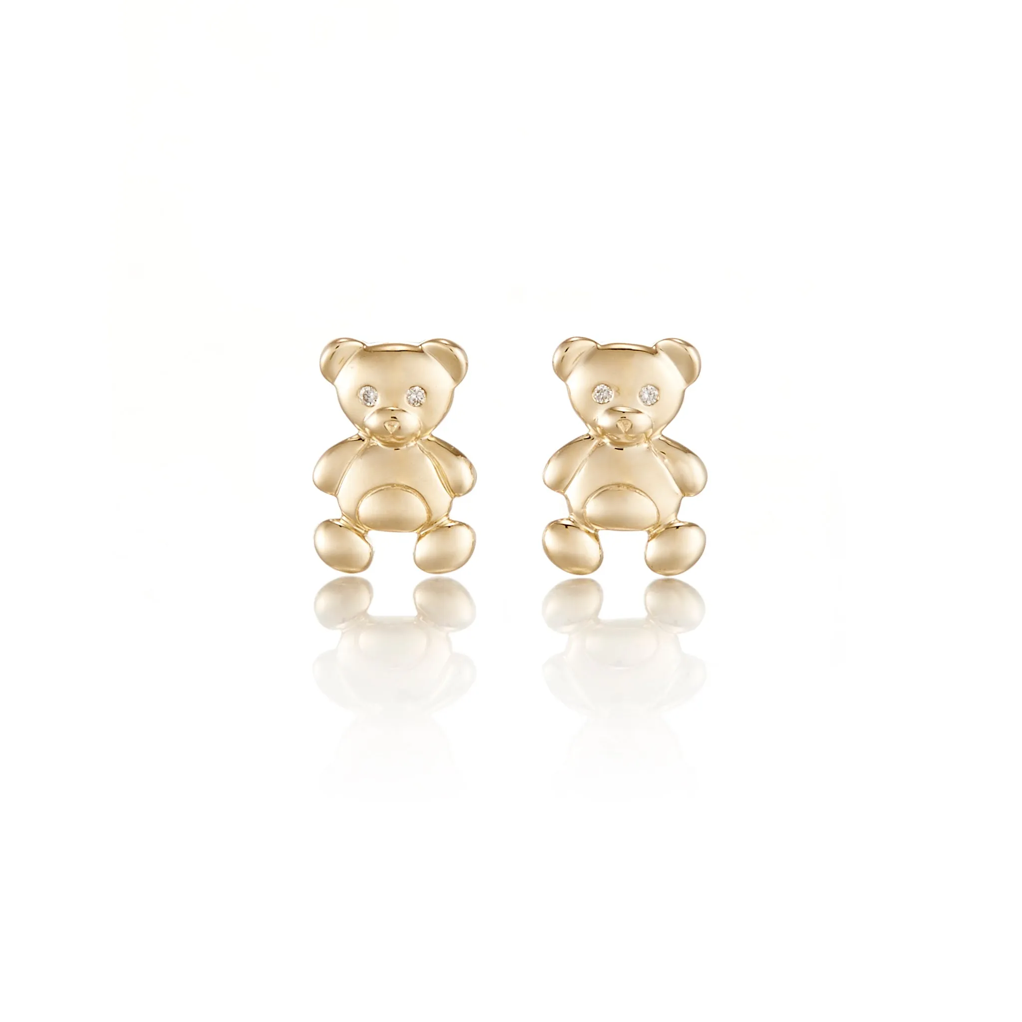 Child's Bear Stud Earrings