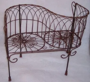 CHILD'S LOOPY BENCH decorative plants  