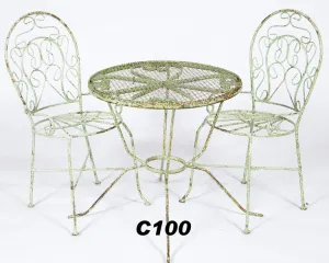 Child's Table & 2 Chairs decorative plants  