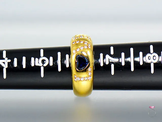 Chopard Love Diamond Sapphire Ring in 18K