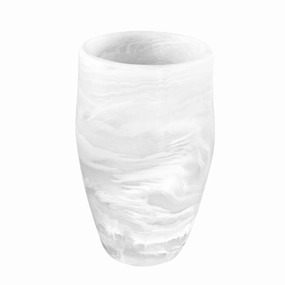Classical - Vase Medium White Swirl mini ornamental plant  