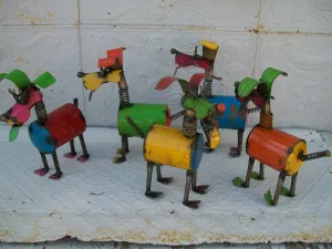 Colorful Mini Spring Head Dog decorative plants  