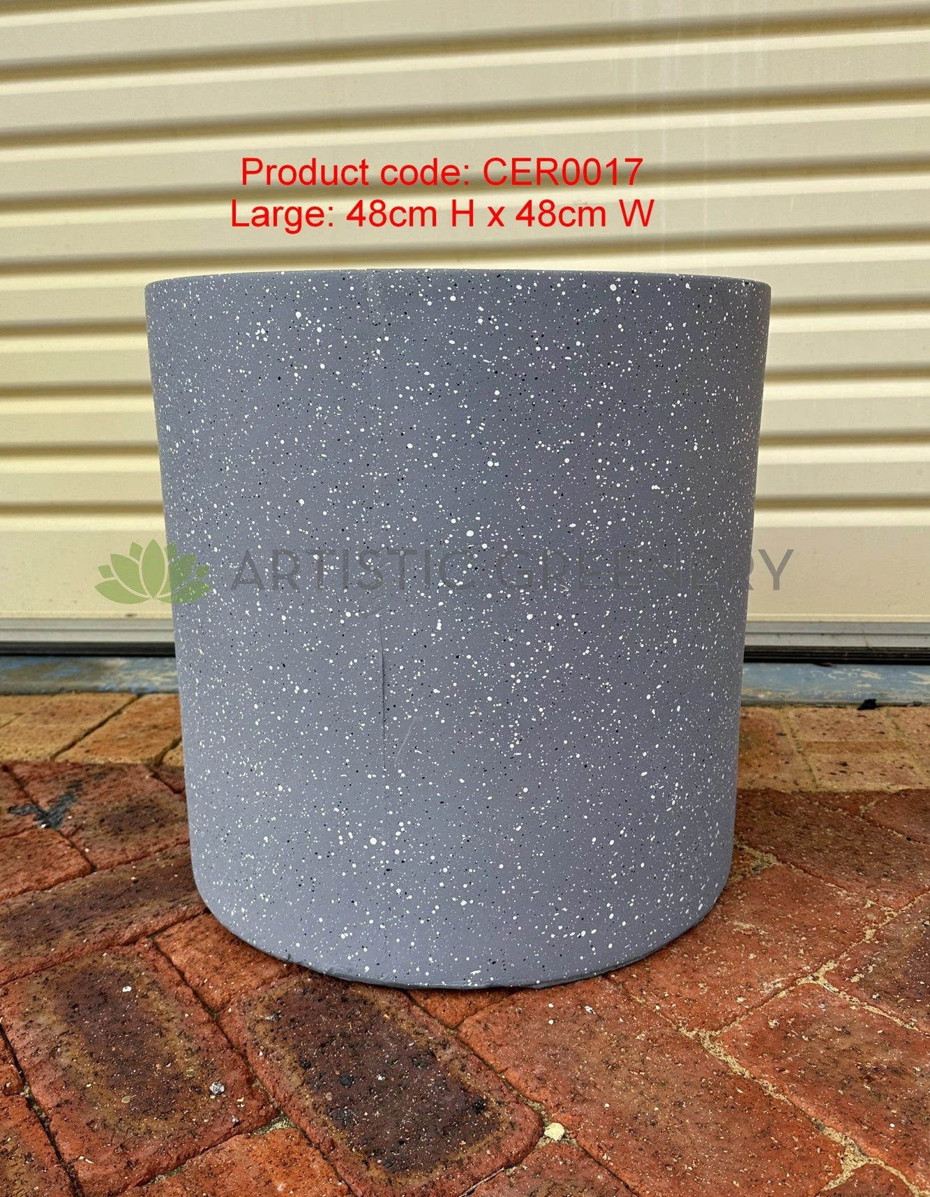 Concrete x Fiberglass Planter - Round (Available in 3 sizes) CER0017C