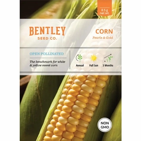 Corn, Pearls & Gold Seed Packet floating plant shelf  