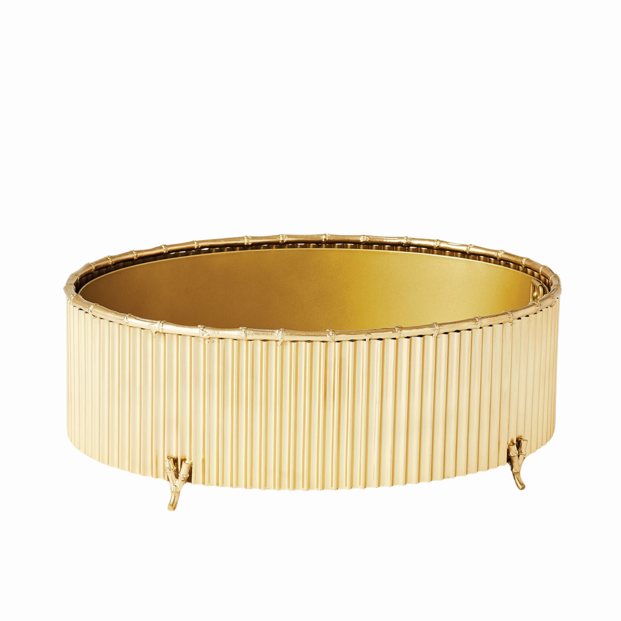 Corrugated Brass Cachepot plant seeds  
