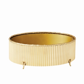 Corrugated Brass Cachepot plant seeds  