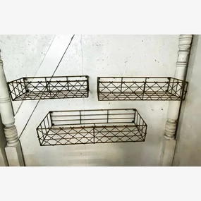 Cottage Window Boxes Nested Deck Boxes Set of 3 decorative plants  
