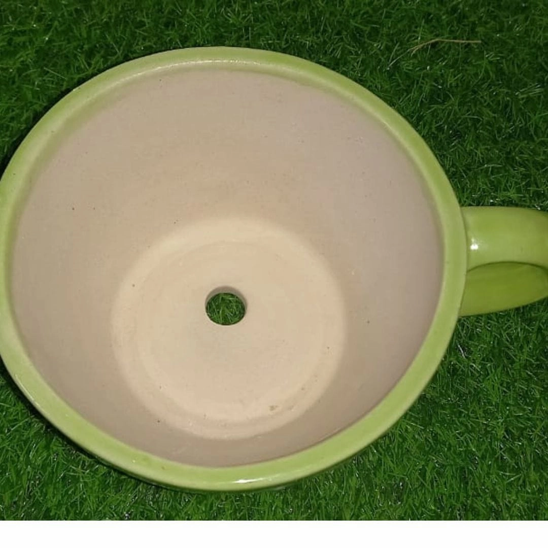 Cup Shape Ceramic Pot