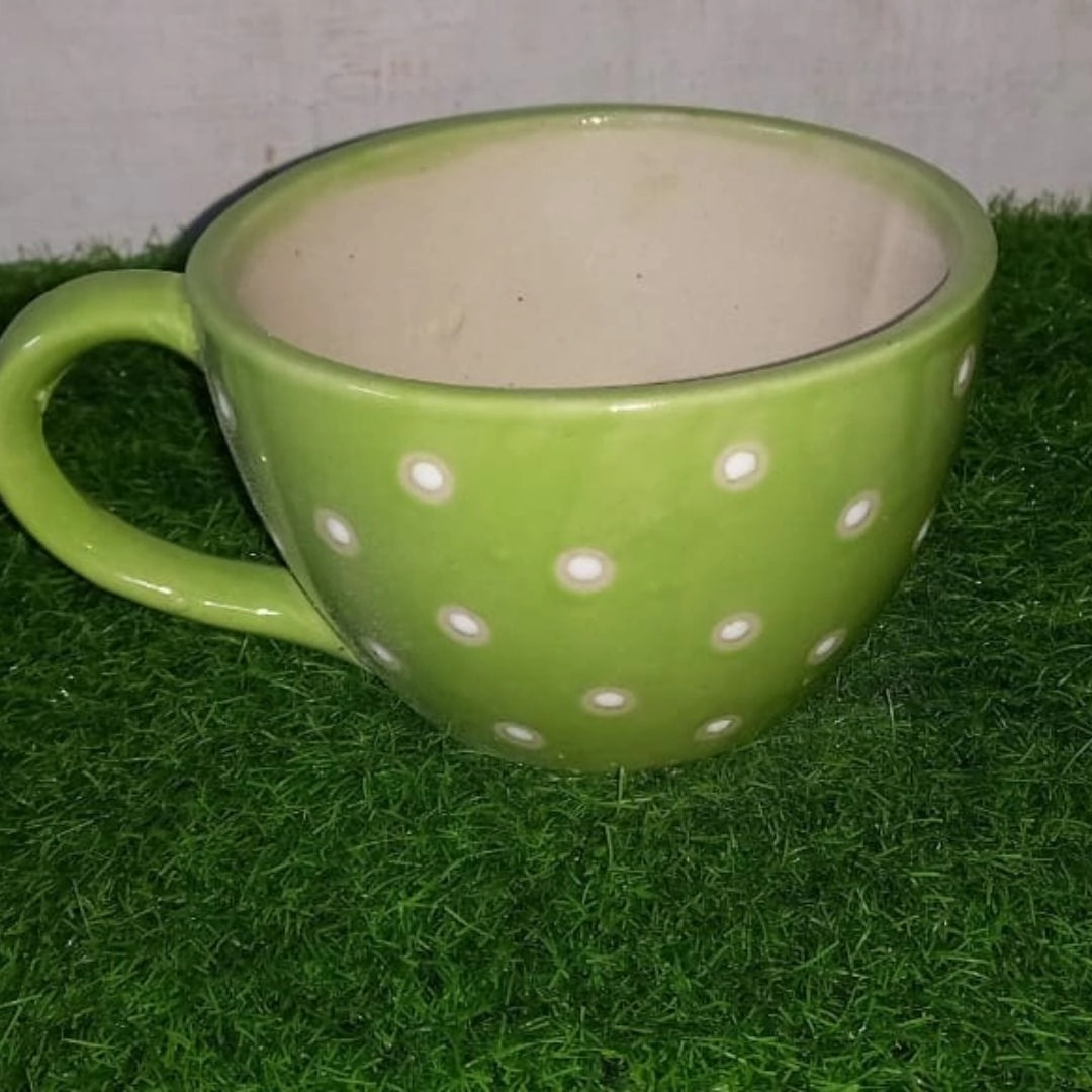 Cup Shape Ceramic Pot