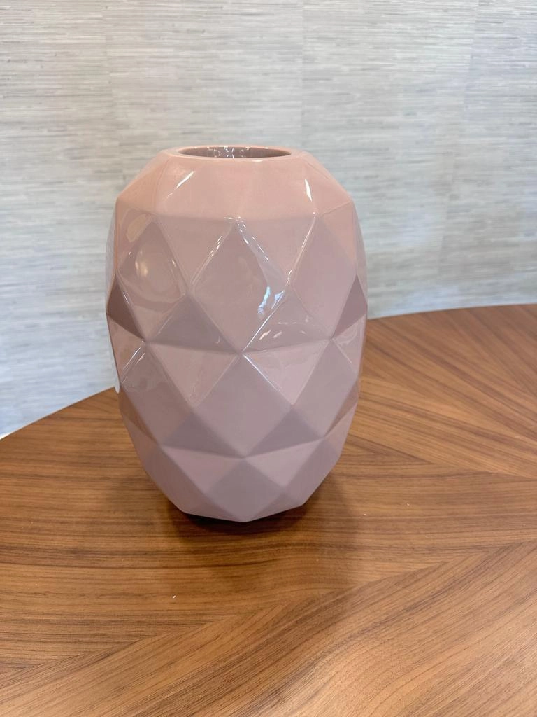 Cut  Vase Chic Pink Total Glossy