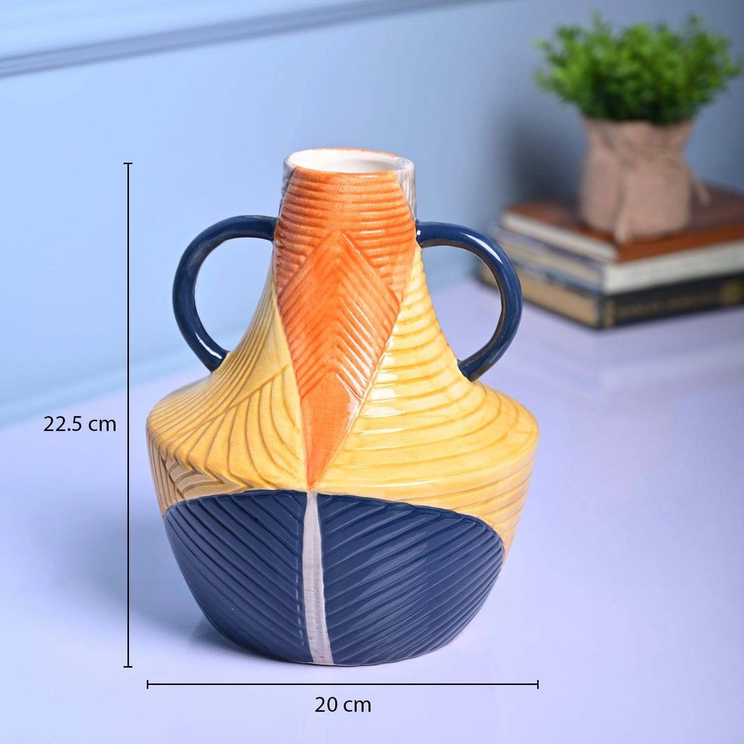 Cylindrical Classic - Multi-Color Vase