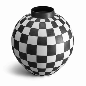 Damier - Vase XL mini ornamental plant  