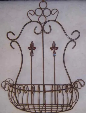 DBL FINIAL BASKET decorative plants  