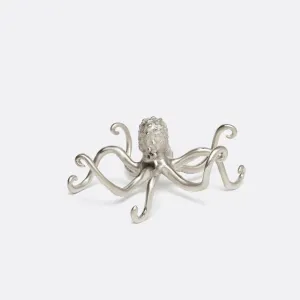 Decorative Pewter Octopus dried flowers  