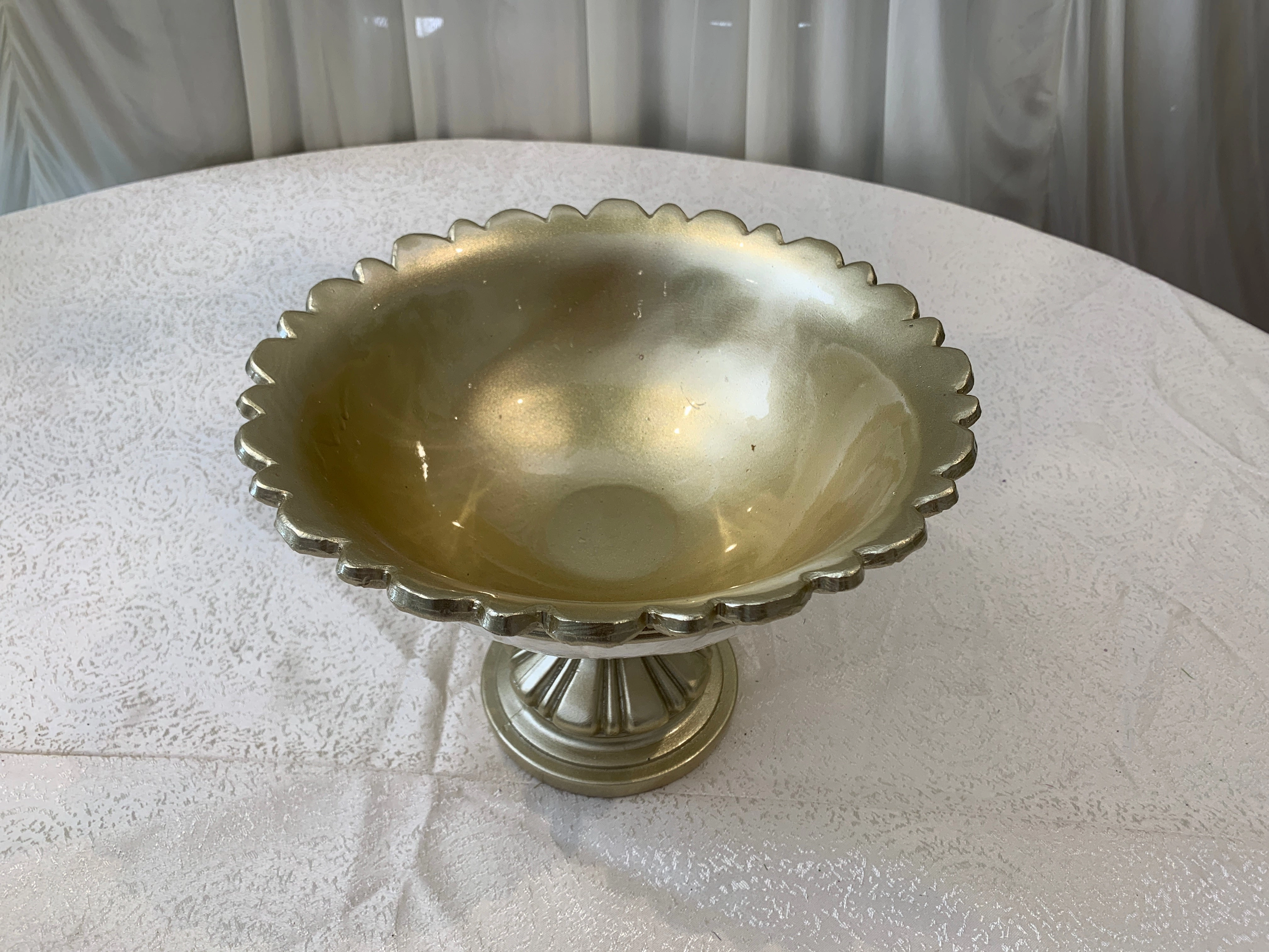 Decorative Fiberglass Vases - Pearl & Gold (2 Styles - 88042 & 88043)