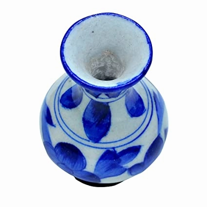 Decorative Flower Vase (Blue)