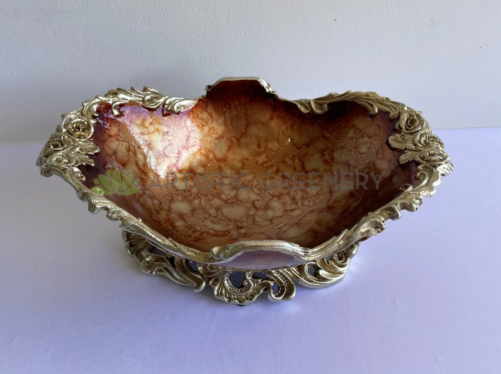 Decorative Fruit Bowl Style Vase - Fiberglass (Code: FG-TR086S)