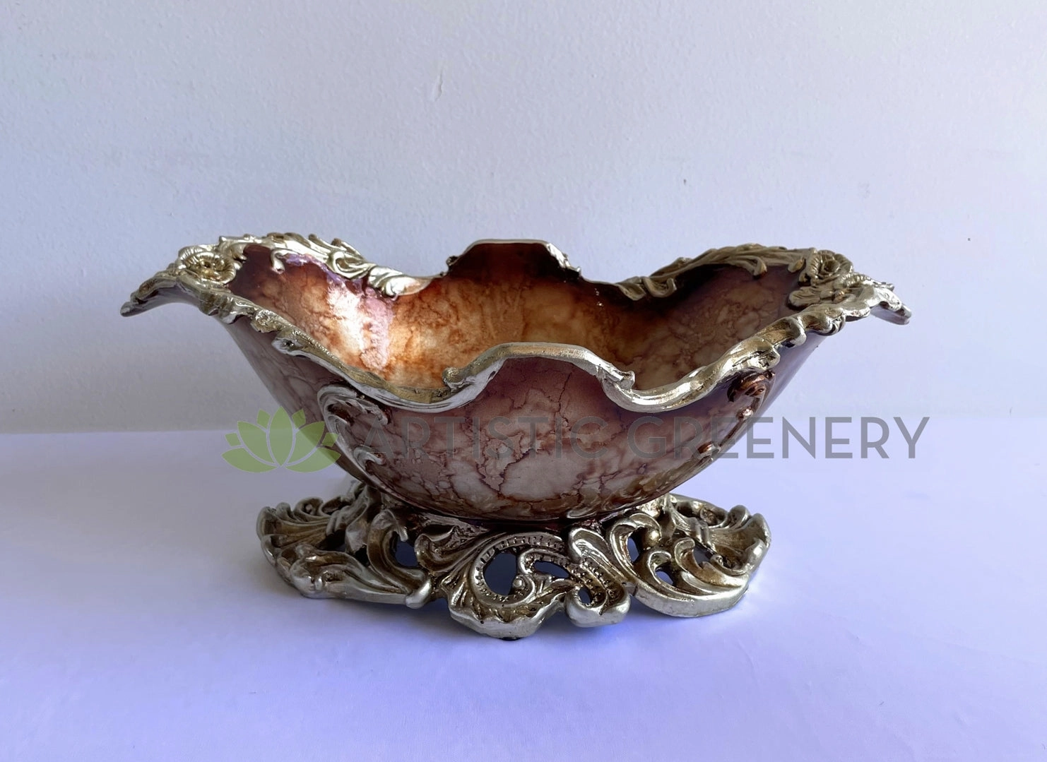 Decorative Fruit Bowl Style Vase - Fiberglass (Code: FG-TR086S)