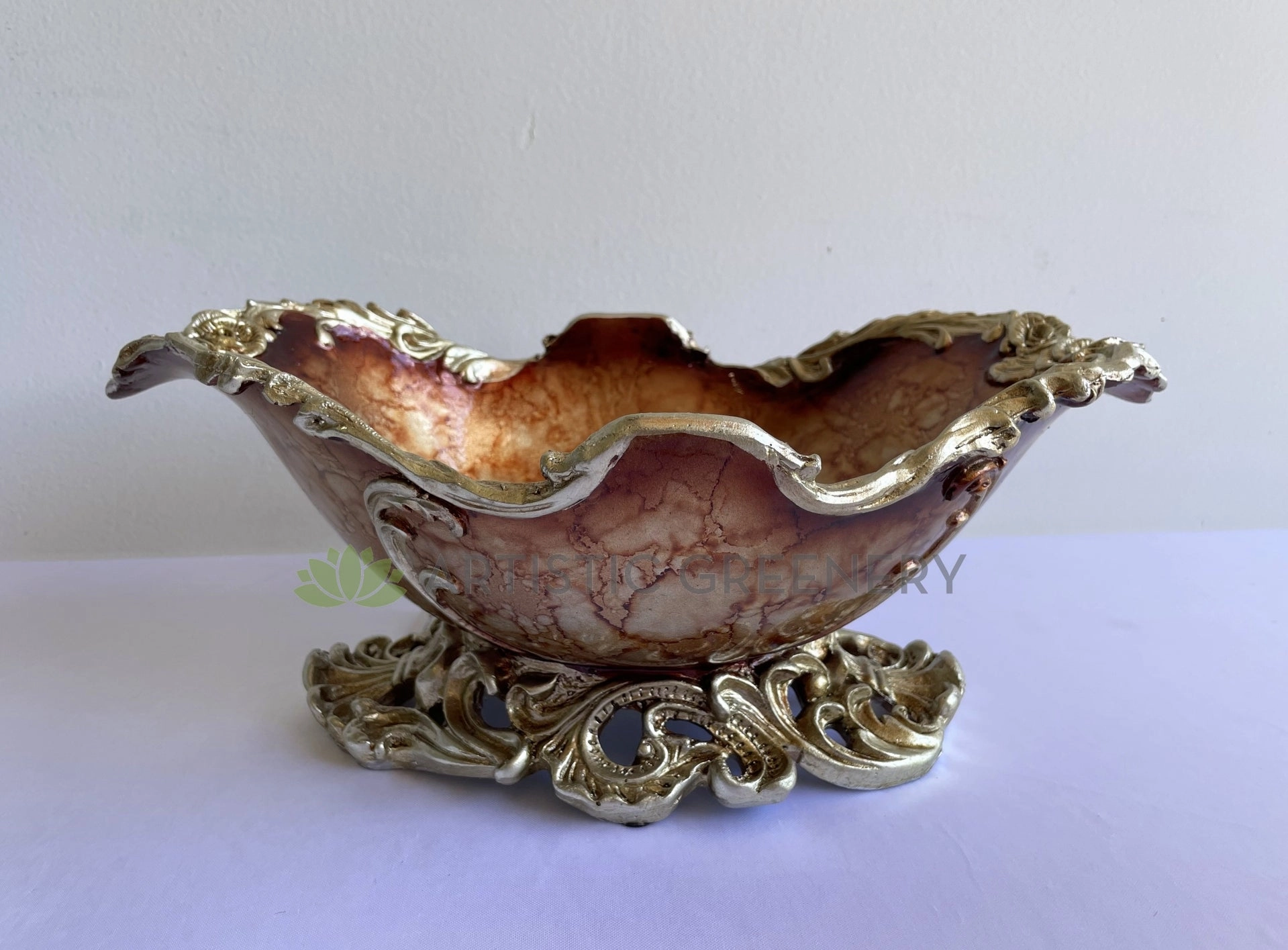 Decorative Fruit Bowl Style Vase - Fiberglass (Code: FG-TR086S)