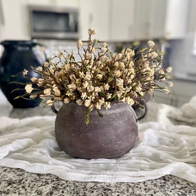 Decorative Iron Pot outdoor greenery  