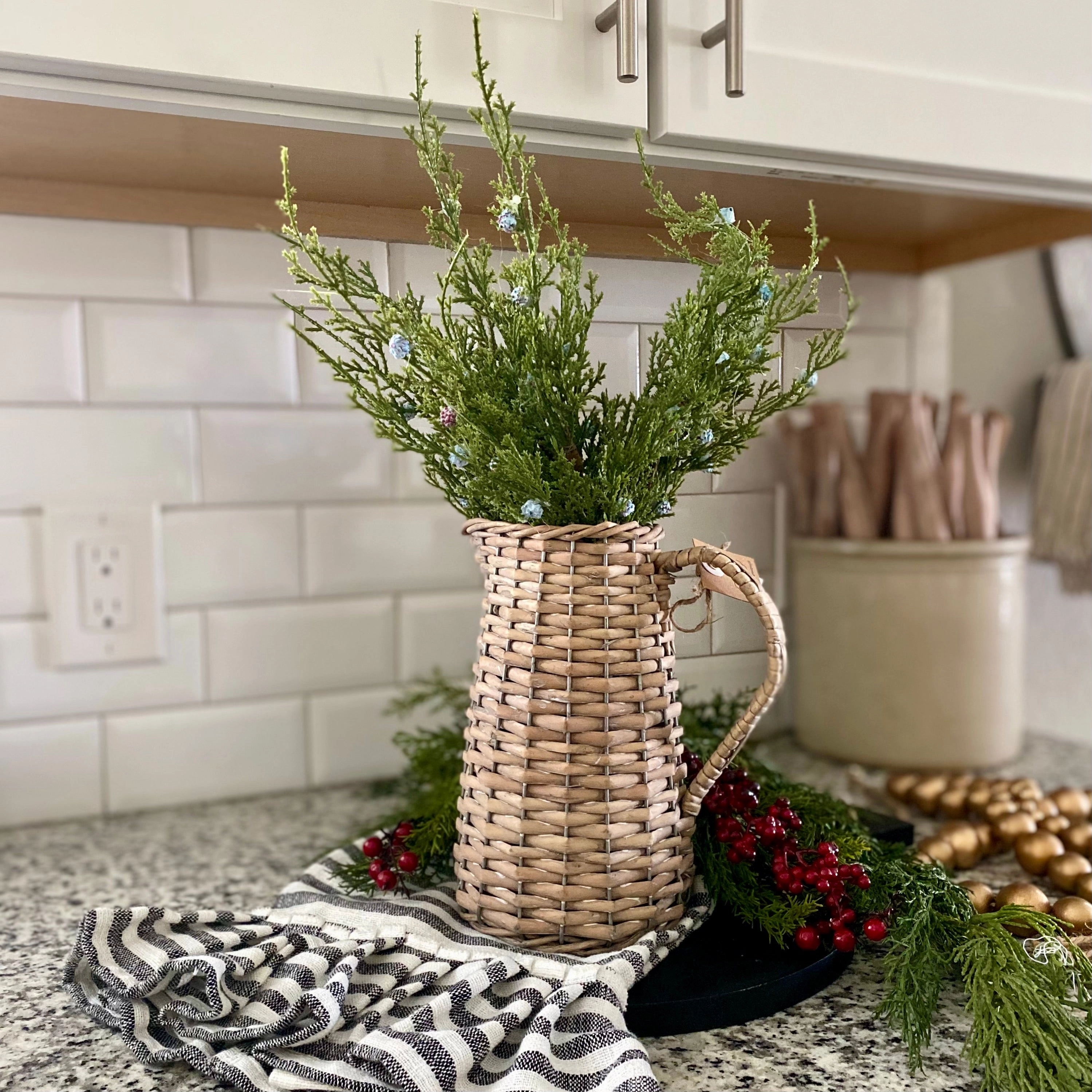 Decorative Woven Pitchers