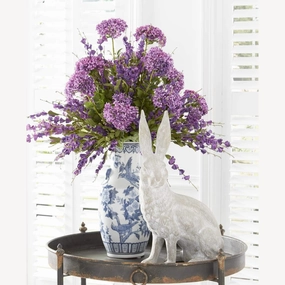 Deep Purple Lavender Spray xl flower pot  