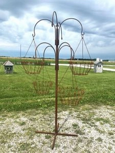 Deluxe 8 Hanging Basket Stand