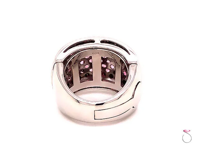 Designer Pink Tourmaline Convertible Hearts Ring By Assor Gioielli