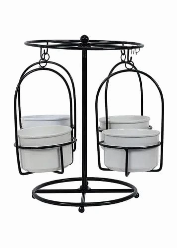 Detachable Round Stand with 4 Planters