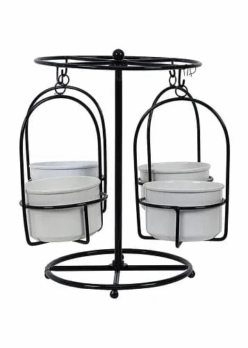 Detachable Round Stand with 4 Planters