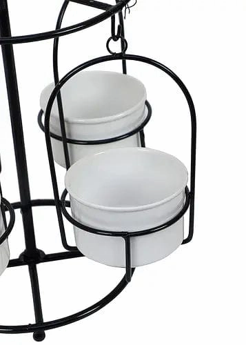 Detachable Round Stand with 4 Planters