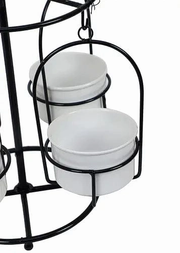 Detachable Round Stand with 4 Planters