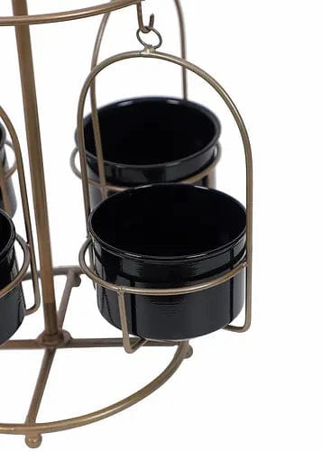 Detachable Round Stand with 4 Planters