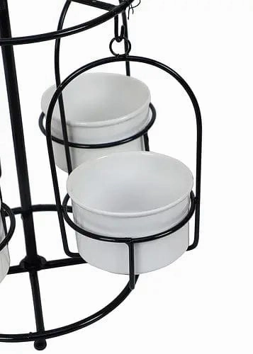 Detachable Round Stand with 4 Planters
