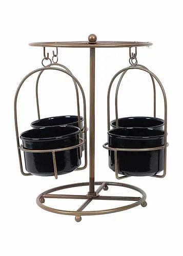Detachable Round Stand with 4 Planters