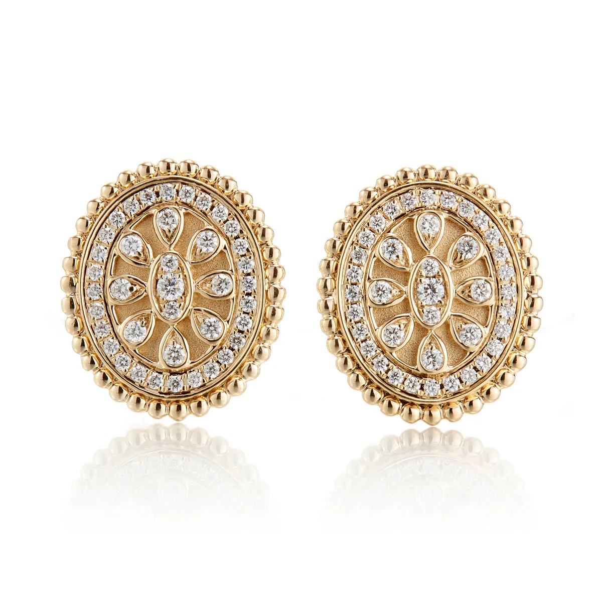 Diamond Byzantine Earrings
