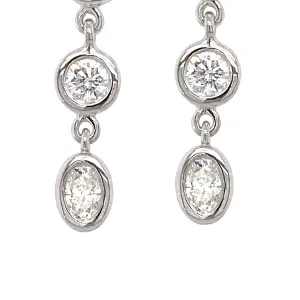 Diamond Drop Earrings