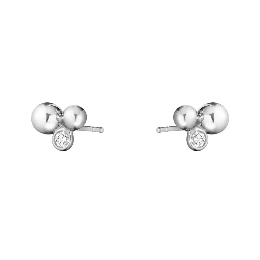 Diamond Moonlight Grapes Stud Earrings
