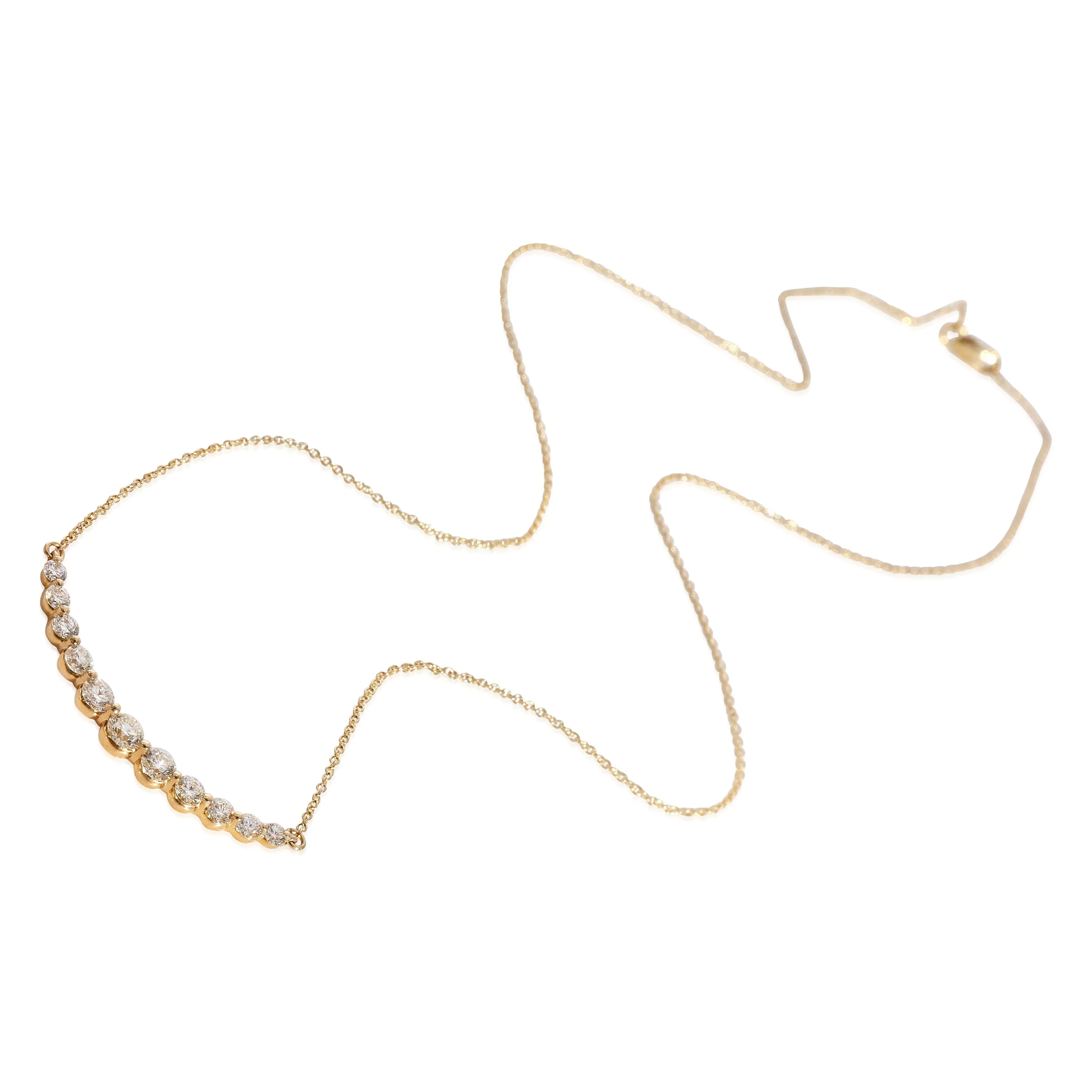 Diamond Smile Necklace in 14K Yellow Gold (1.00 CTW G-H/SI2)